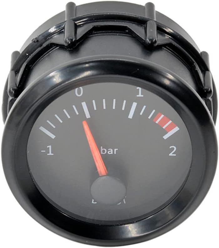 E Support Universal Car 52mm Pointer Turbo Boost Gauge Meter Kit Bar White LED Light Pointer Indicator Dail Display Electronic - Image 3